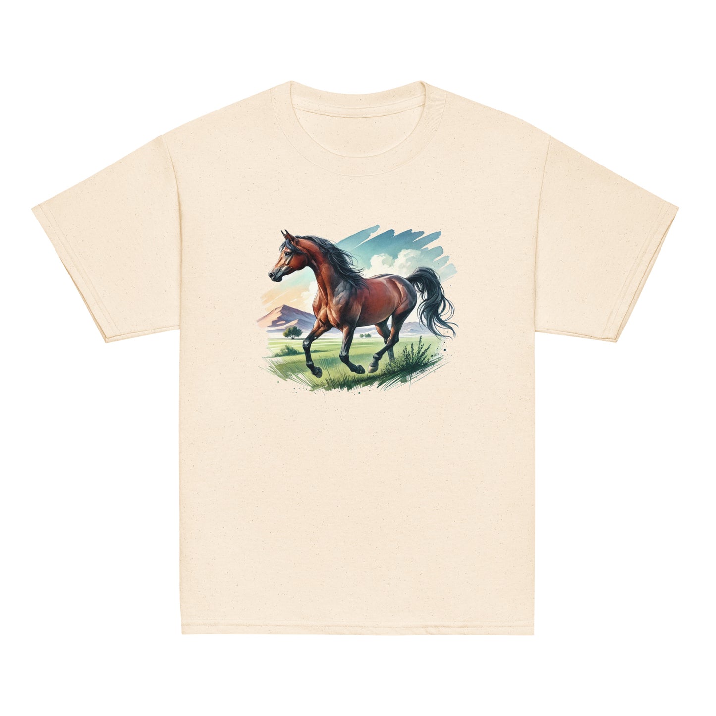 Anmutiger Araber - Mädchen T-Shirt
