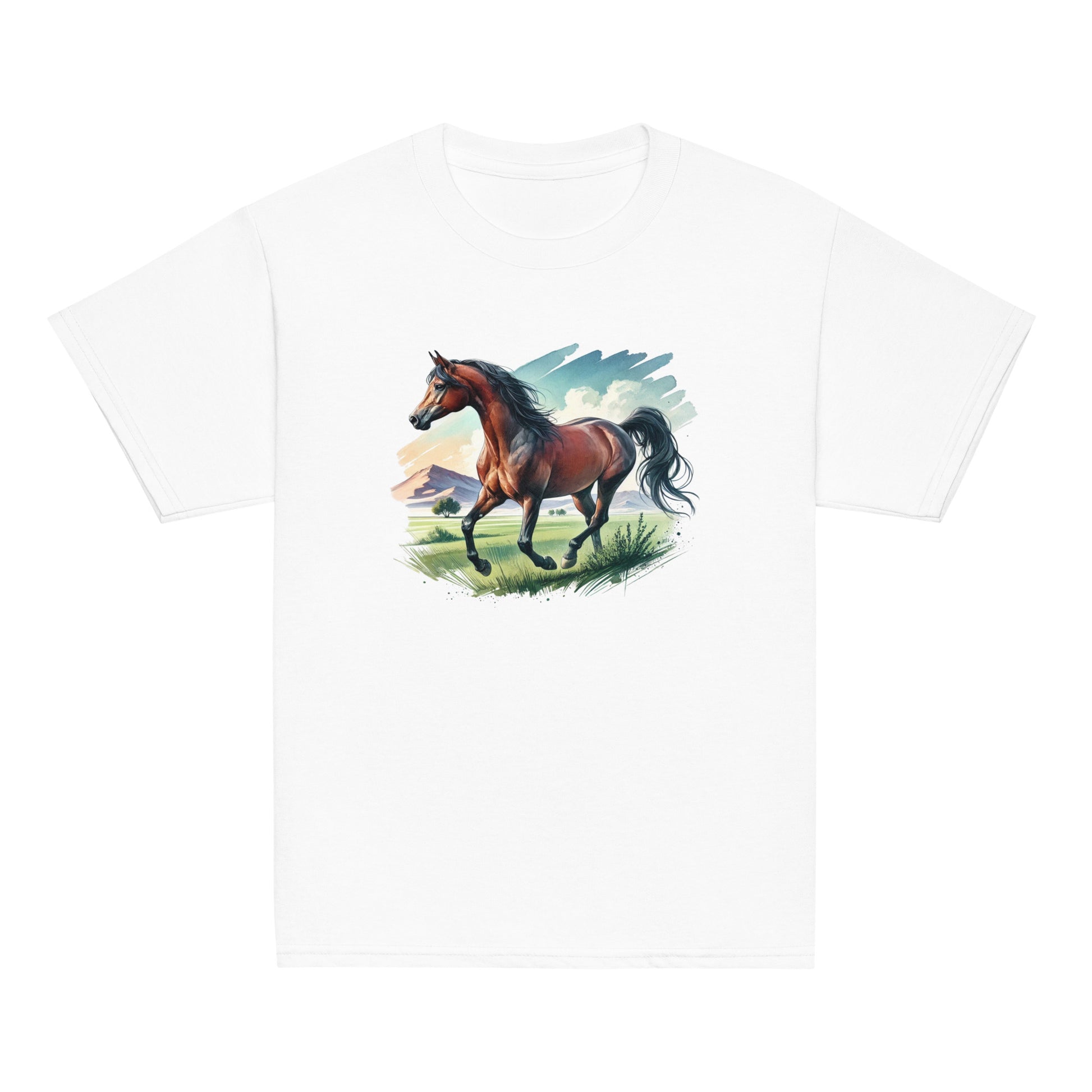 Anmutiger Araber - Mädchen T-Shirt